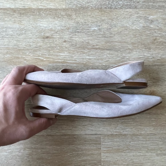 Madewell ‘Ava’ Slingback Suede Flat in Antique Purple - Picture 6 of 13